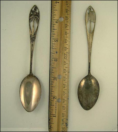 Cut Out Royal Palm, Florida, Florida Souvenir Spoon MAIN