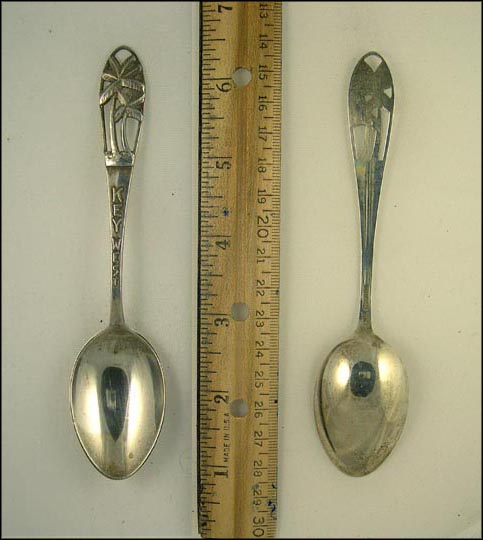 Cut Out Palm Tree, Key West, Florida Souvenir Spoon MAIN