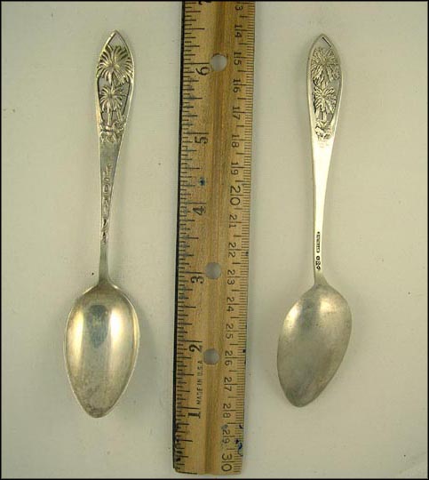 Florida, Cut Out Palm Trees, Florida Souvenir Spoon MAIN