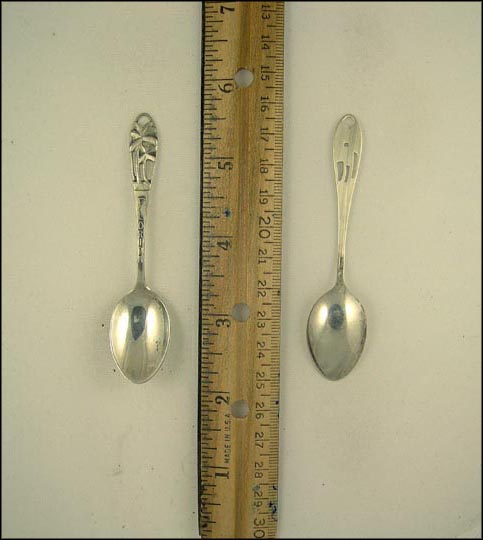 Florida, Cut Out Palm Trees, Florida Souvenir Spoon MAIN