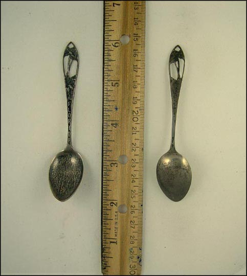 Florida, Cut Out Palm Trees, Florida Souvenir Spoon MAIN