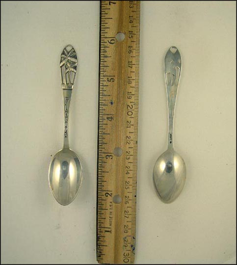 Florida, Cut Out Palm Trees, Florida Souvenir Spoon MAIN