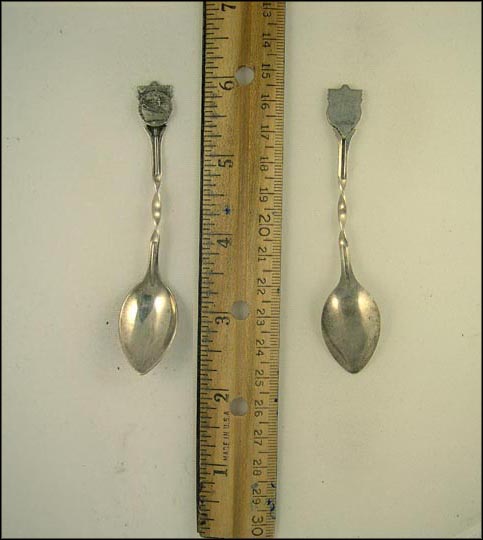 Water Skier, Cypress Gardens, Florida Souvenir Spoon MAIN