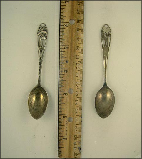 Cut Out Palm Trees, St. Petersburg, Florida Souvenir Spoon MAIN
