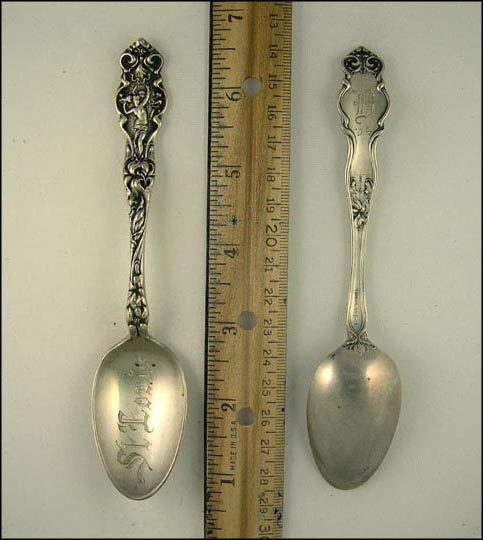 Nude, St. Louis, Missouri Souvenir Spoon MAIN