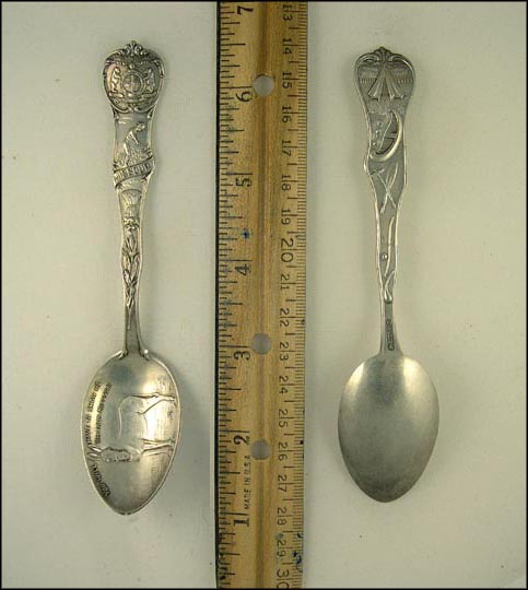 You Will Have To Show Me I'm From Missouri, Donkey, State Seal, Missouri Souvenir Spoon MAIN