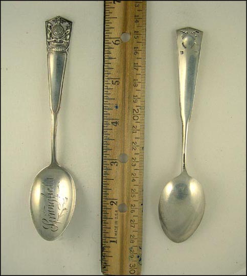 Cut Out State Seal, Springfield, Missouri Souvenir Spoon MAIN