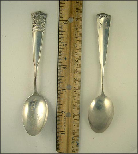 Cut Out State Seal, Springfield, Missouri Souvenir Spoon MAIN
