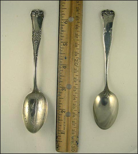 C&A Bridge, Glasgow, Missouri Souvenir Spoon MAIN