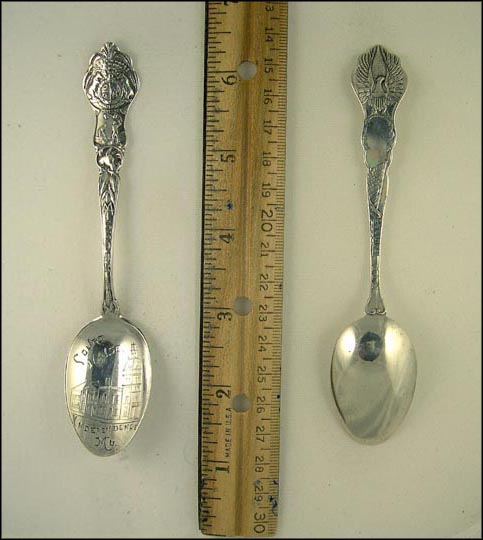 Court House, Missouri State Seal, Independence, Missouri Souvenir Spoon MAIN