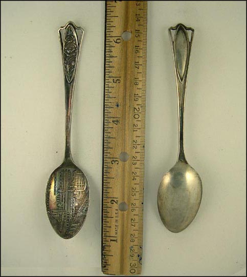 Union Station, Cut Out Handle, St. Louis, Missouri Souvenir Spoon MAIN