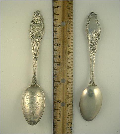 Pineapple, Port Huron, Michigan Souvenir Spoon MAIN