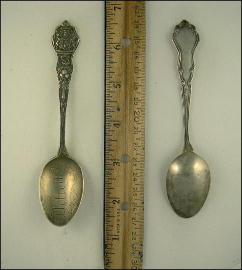 State Seal, Furniture State, Detroit, Michigan Souvenir Spoon MAIN
