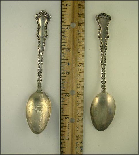 Detroit Square, Detroit, Michigan Souvenir Spoon MAIN