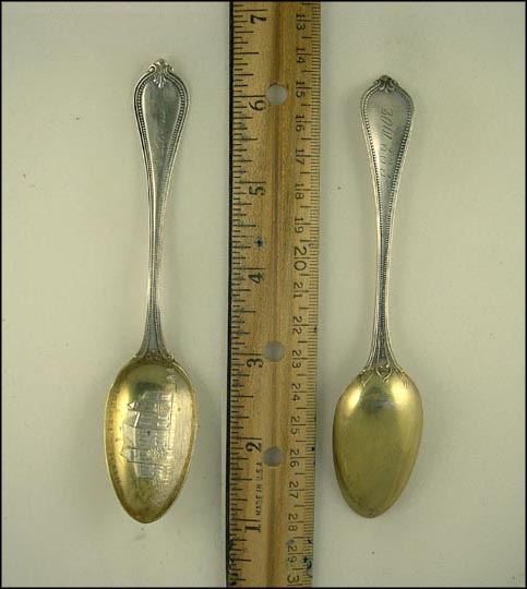High School, St. Louis, Michigan Souvenir Spoon MAIN