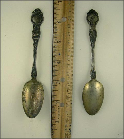 Main St., Jackson, Michigan Souvenir Spoon MAIN