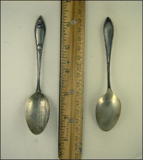 High School, Bay City, Michigan Souvenir Spoon MAIN