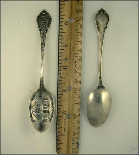 Mother Ward Home March 24th 1886... Souvenir Spoon MAIN