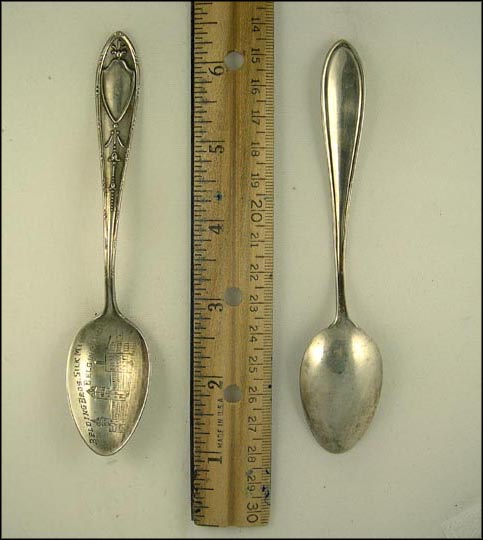 Belding Bros. Silk Mill , Belding, Michigan Souvenir Spoon MAIN