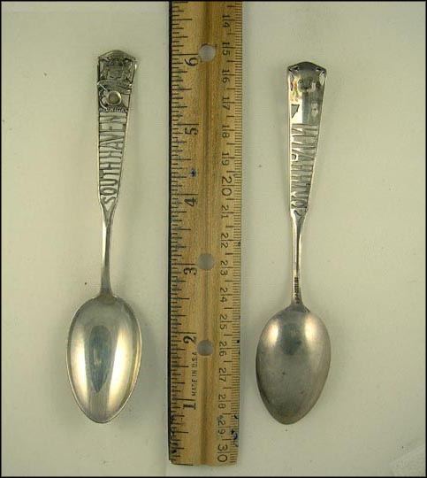 Cut Out, State Seal, South Haven, Michigan Souvenir Spoon MAIN