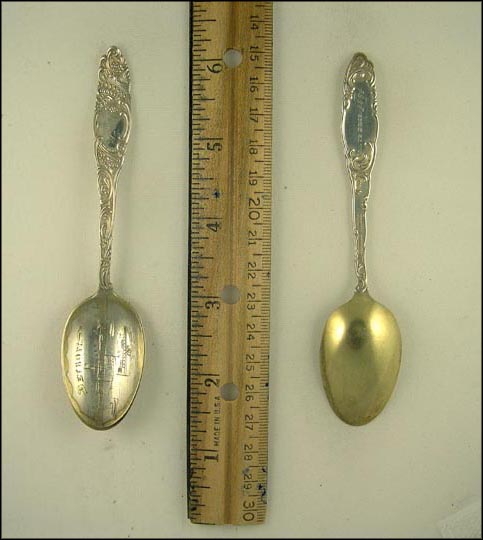 Boats on the Water, Detroit, Michigan Souvenir Spoon MAIN