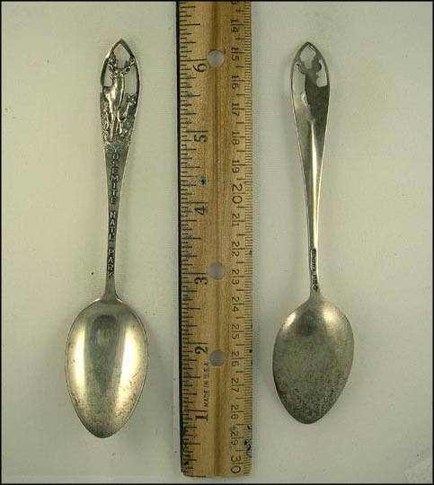 Yosemite Nat'l Park, Cut Out Deer, California Souvenir Spoon MAIN