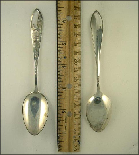 Cut Out California Building, San Diego, California Souvenir Spoon MAIN