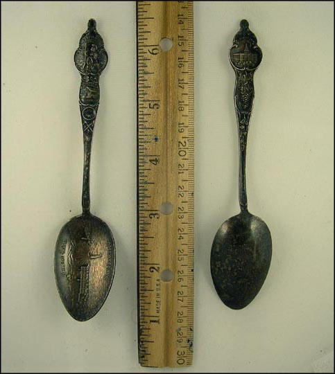 Golden Gate, Mission Dolores... Souvenir Spoon MAIN