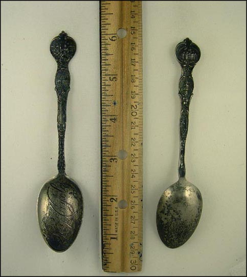 State Capitol, State Seal, Court House... Souvenir Spoon MAIN