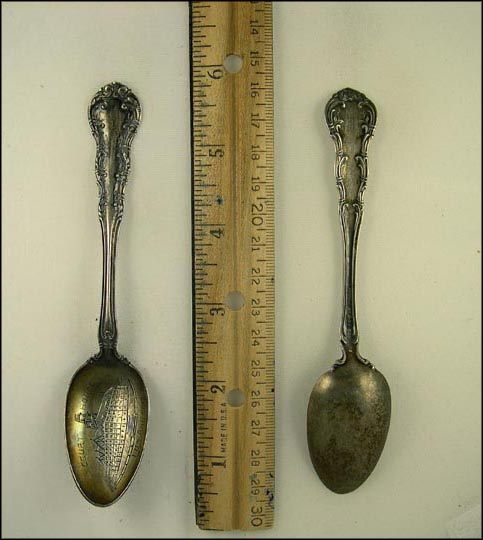 Court House, Los Angeles, California Souvenir Spoon MAIN