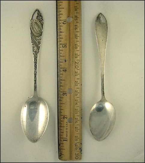 Cut Out, Tournament of Roses, Pasadena, California Souvenir Spoon MAIN