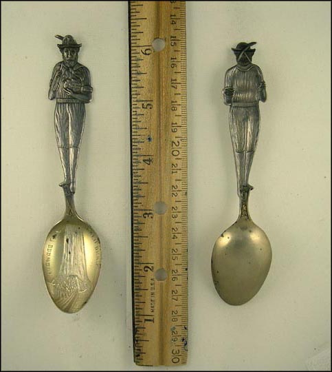 Redwood Tree, Miner, California Souvenir Spoon MAIN