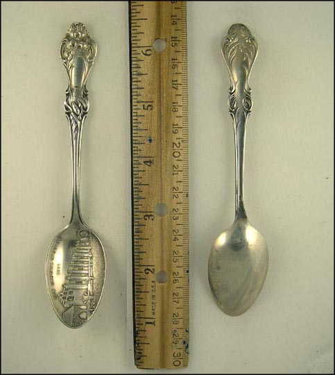 San Gabriel Mission 1771, California Souvenir Spoon MAIN