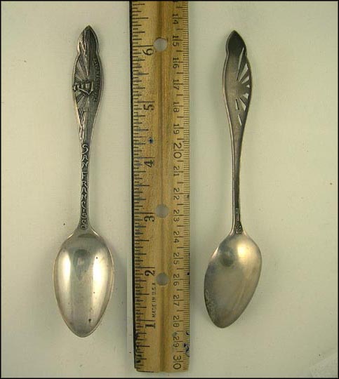Cut Out of the Golden Gate, San Francisco, California Souvenir Spoon MAIN
