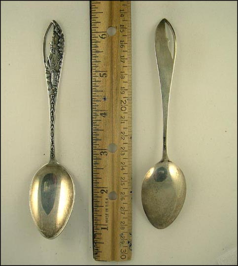 Catalina Island, Cut Out Beach Scene, California Souvenir Spoon MAIN