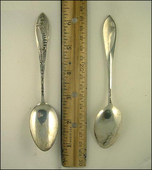 Cut Out Entrance to Balboa Park, San Diego, California Souvenir Spoon MAIN