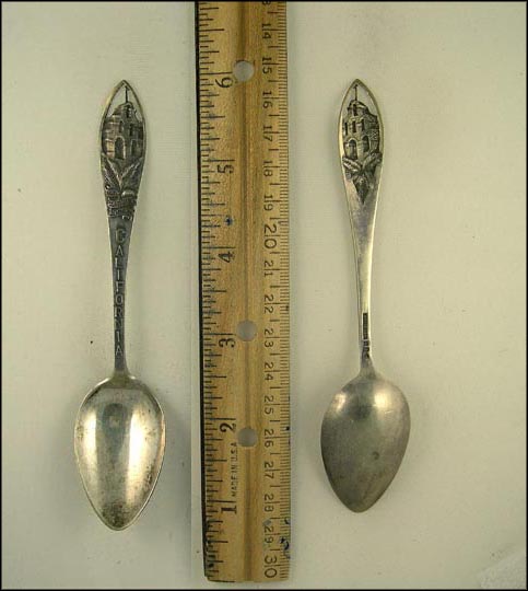 Cut Out Mission, San Gabriel, California Souvenir Spoon MAIN