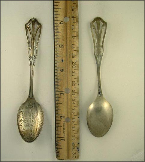 San Juan Mission, Cut Out Handle, California Souvenir Spoon MAIN