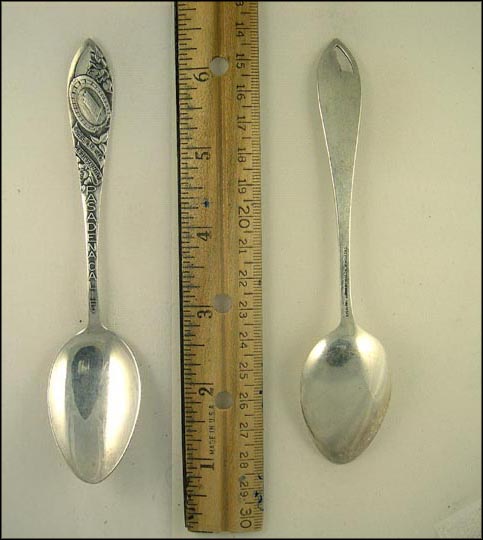 Cut Out Tournament of Roses , Pasadena, California Souvenir Spoon MAIN