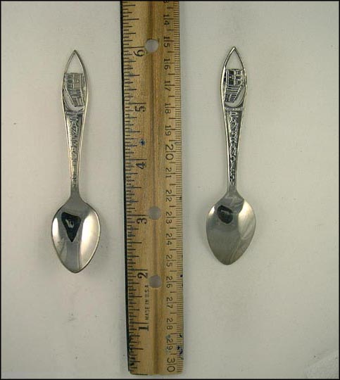 Cut Out Cable Car, San Francisco, California Souvenir Spoon MAIN