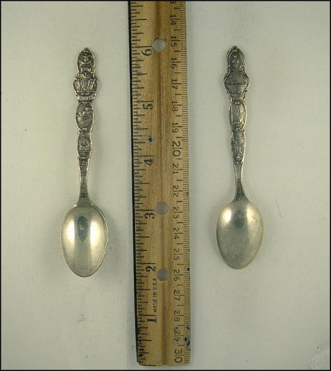 City Seal, Portola, Cliff House, Mission Dolores...... Souvenir Spoon MAIN
