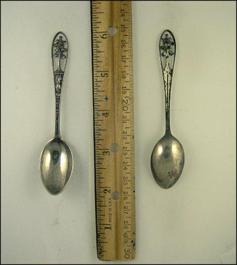Cut Out Muir Woods Monument, Muir, California Souvenir Spoon MAIN
