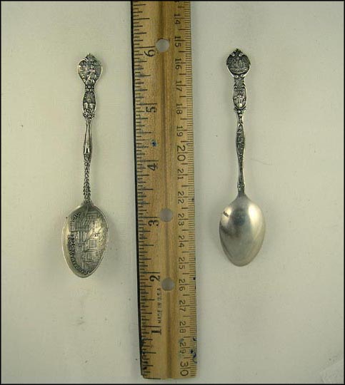 Panorama, Wawona, State Capitol...... Souvenir Spoon MAIN