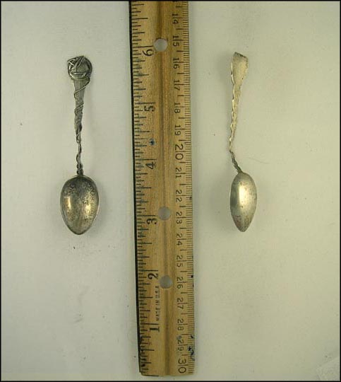 Golden Gate, Boat with Anchor, Fish, San Francisco, California Souvenir Spoon MAIN