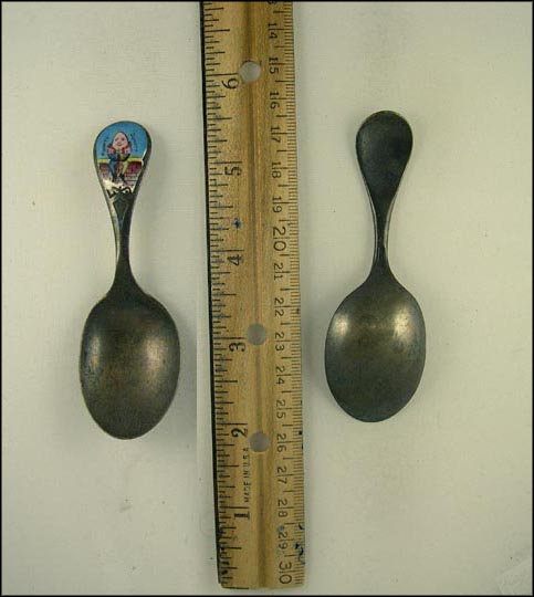 Enameled Humpty Dumpty Souvenir Spoon MAIN
