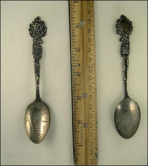 Benevolent Protective Order of the Elks, I.T., Chickasha, Oklahoma Souvenir Spoon MAIN