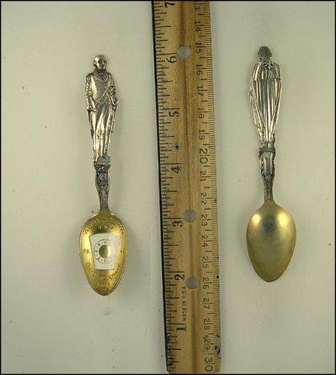 Washington Chapter R.A.M. No. 43 Cleveland Knight 1910 Souvenir Spoon MAIN