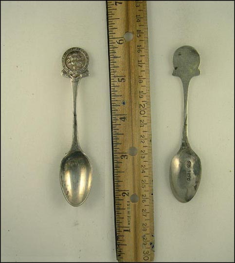 The Epping Forest Rifle Club, For Hearth and Home Souvenir Spoon MAIN