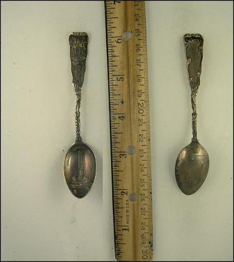 Lincoln's Home, National Lincoln Monument Souvenir Spoon MAIN