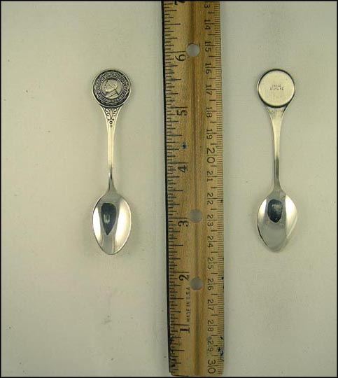 Woodrow Wilson Birth Place, December 28,1856 Souvenir Spoon MAIN